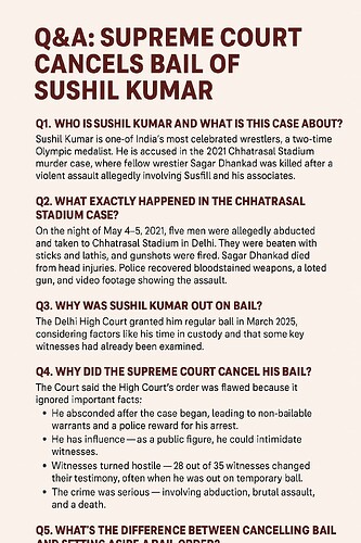 Olympian Sushil Kumar Chhatrasal Stadium Murder Case